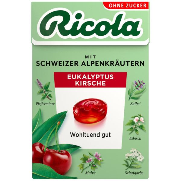 Abbildung für RICOLA o.Z.Box Eukalyptus Kirsche Bonbons