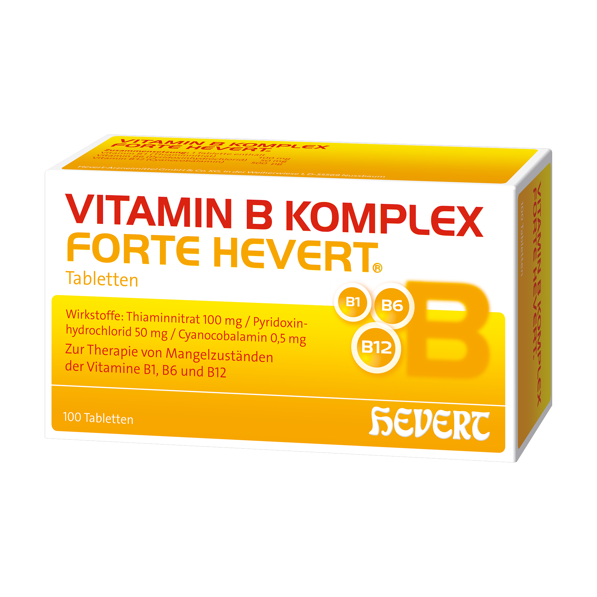 Abbildung für VITAMIN B KOMPLEX forte Hevert Tabletten