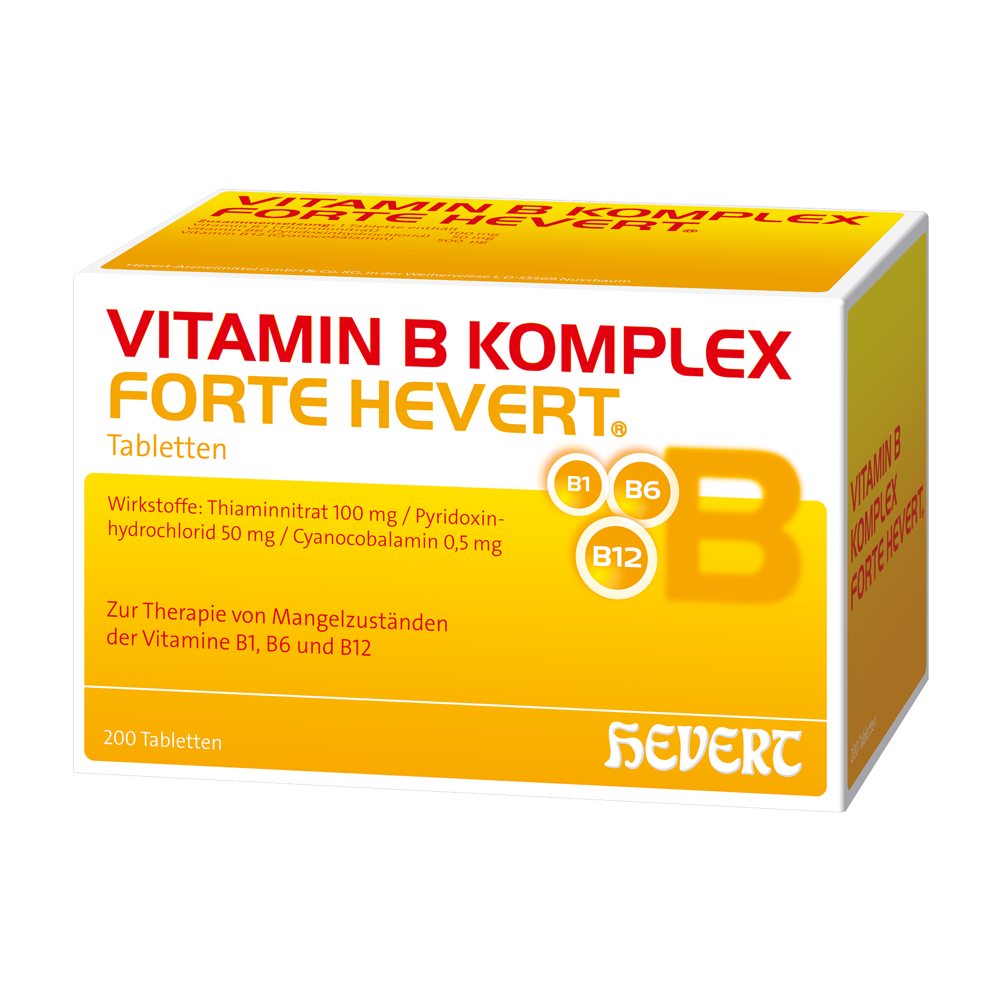 Abbildung für VITAMIN B KOMPLEX forte Hevert Tabletten